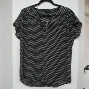 Patterned sheer Banana Republic blouse